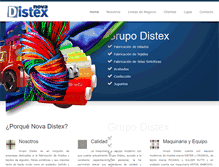 Tablet Screenshot of novadistex.com
